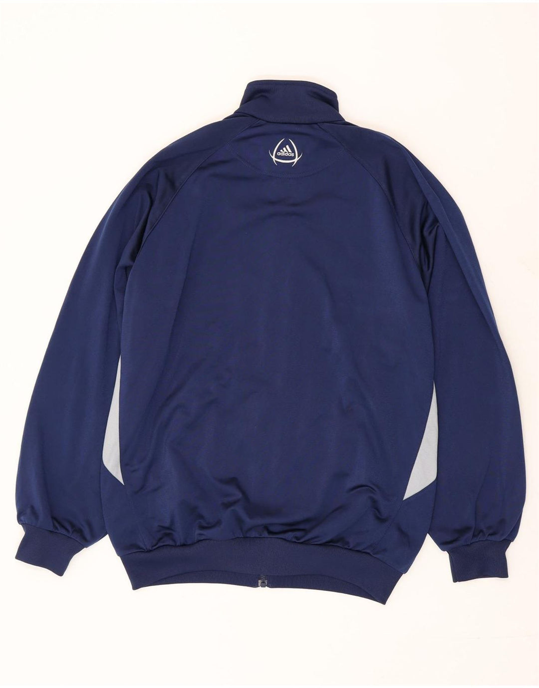 Giacca da tuta da uomo Adidas UK 38/40 Medium Blu Navy Colourblock