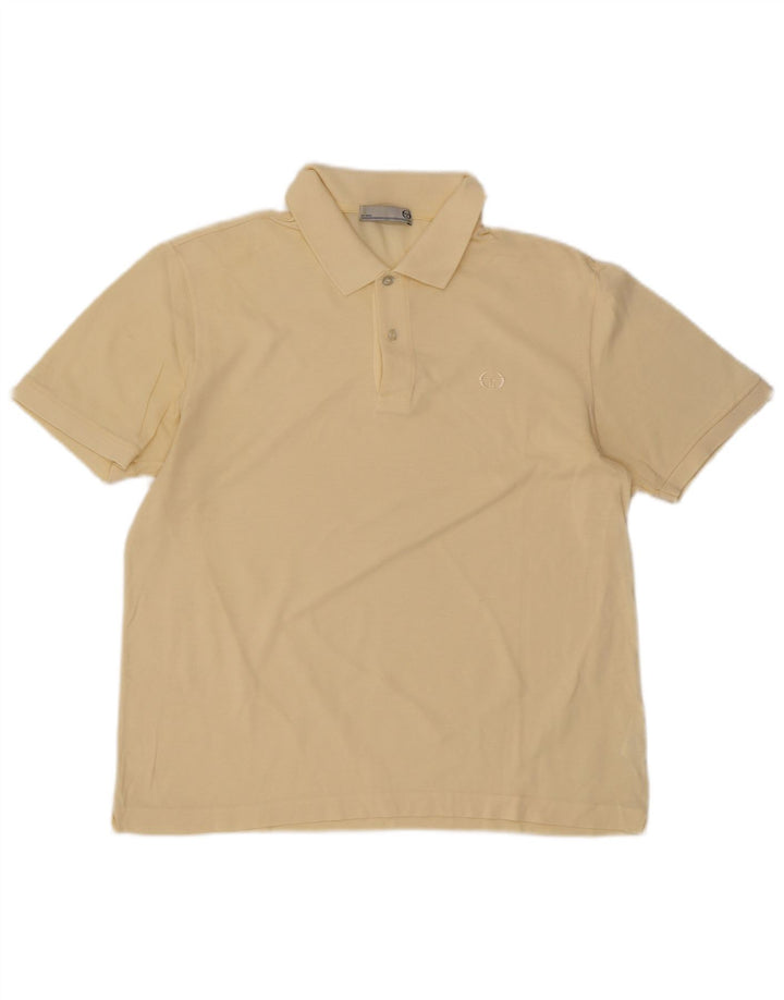 Polo Uomo Sergio Tacchini IT 50 Giallo Medio Cotone