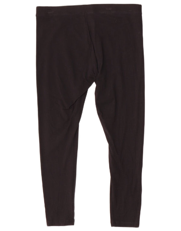 Leggings da donna Marks & Spencer UK 14 grande cotone nero