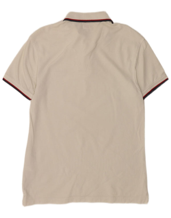 Polo Levi's da uomo in cotone a righe bianche medie
