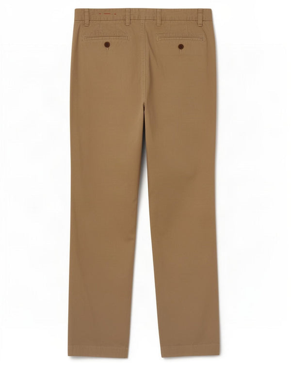 Pantaloni chino dritti da uomo Barbour W34 L32 in cotone beige