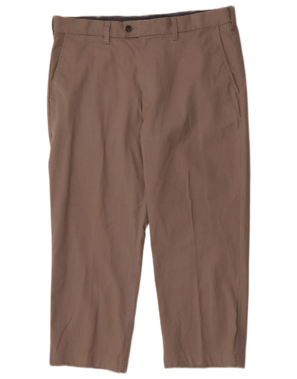 Pantaloni cropped Marks & Spencer da uomo blu Harbour W38 L25 cotone grigio