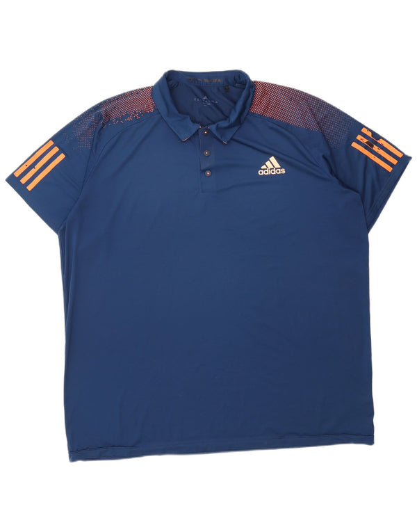Polo ADIDAS Climacool da uomo XL Blu