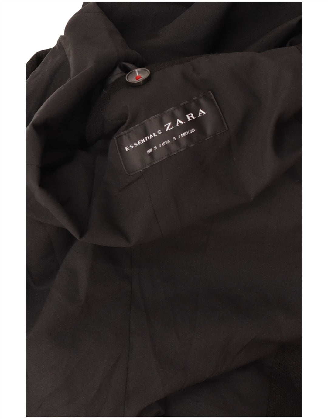 Giacca blazer da uomo a 2 bottoni Zara UK 36 piccola nera