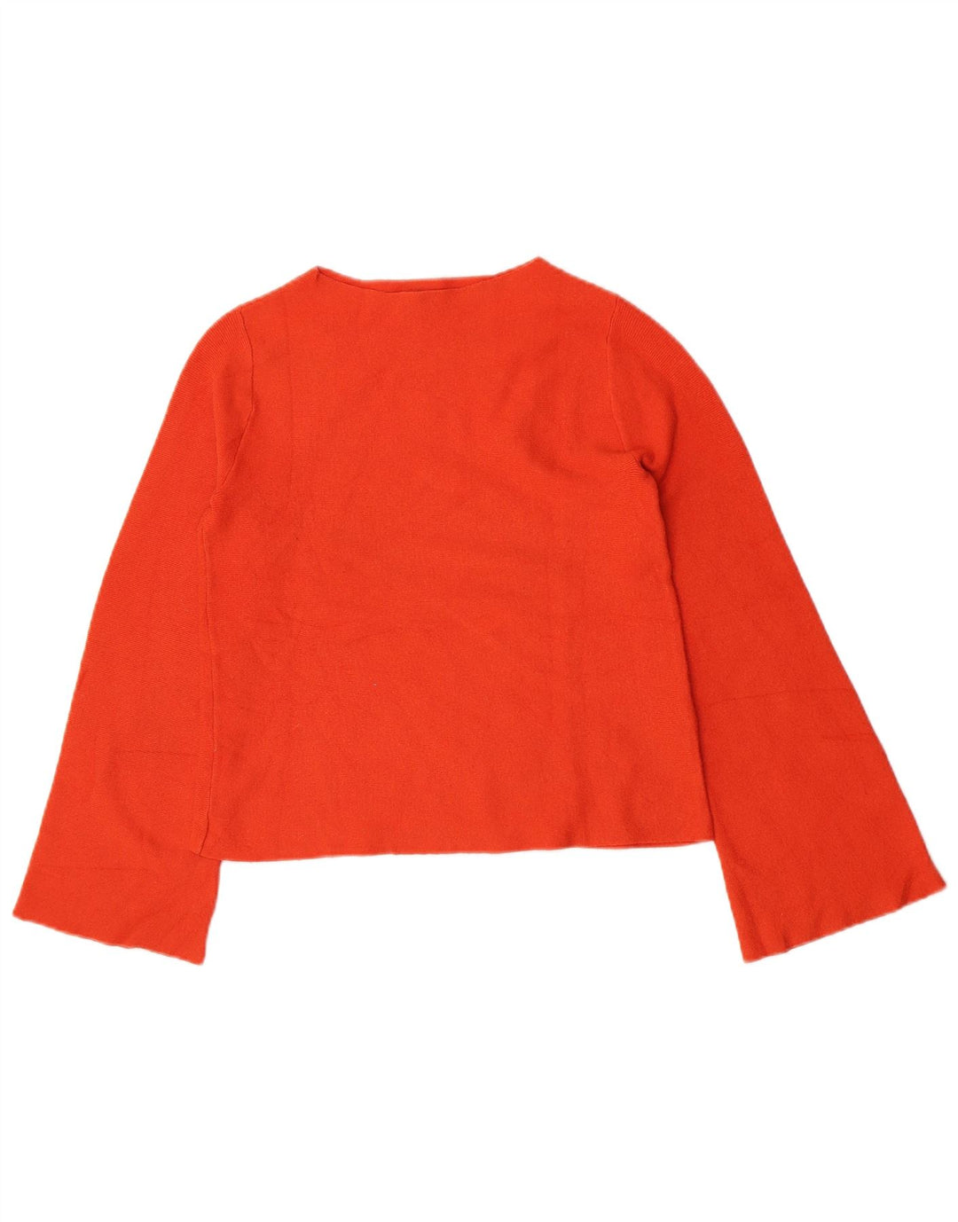 Top da donna a maniche lunghe Oasis UK 6 XS arancione viscosa