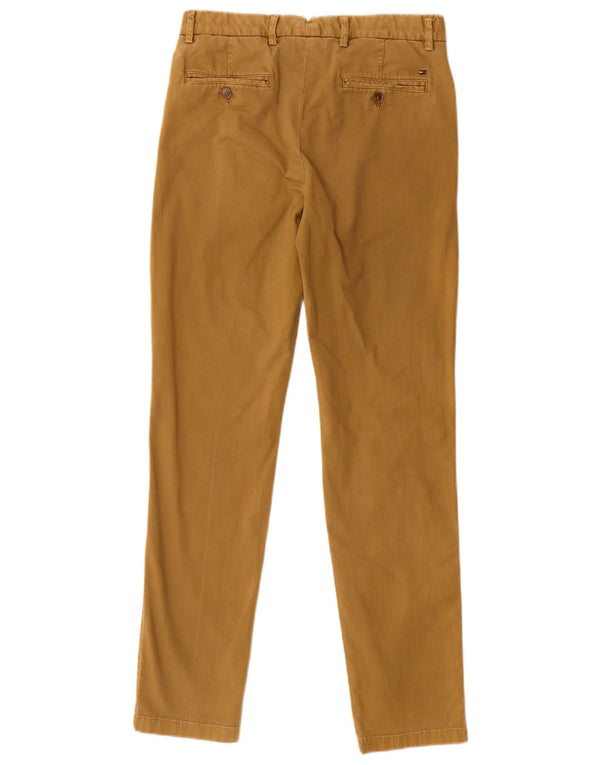 Pantaloni chino slim da uomo Tommy Hilfiger IT 44 XS W27 L30 Beige