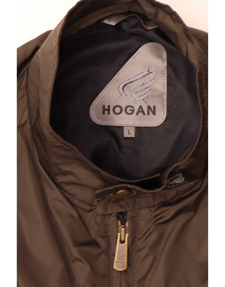 Giacca bomber da uomo Hogan UK 40 Large Grey Colourblock