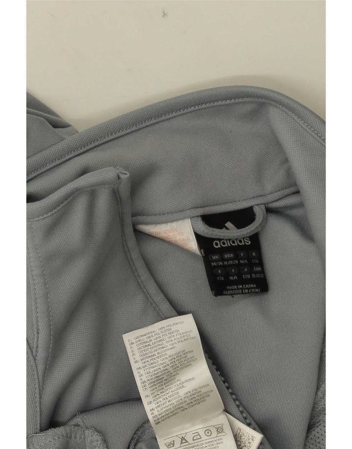 Giacca da ginnastica grafica da ragazzo Adidas 15-16 anni Colorblock grigio