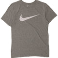 T-shirt grafica da uomo Nike Top Small in cotone grigio