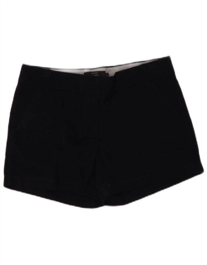 Pantaloncini chino da donna J. Crew US 6 medi W32 cotone blu navy