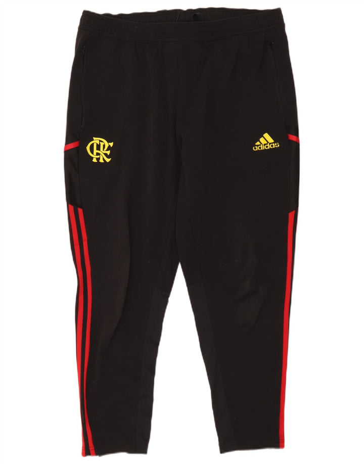 Pantaloni tuta grafici Adidas da uomo Aeroready XL Nero Poliestere