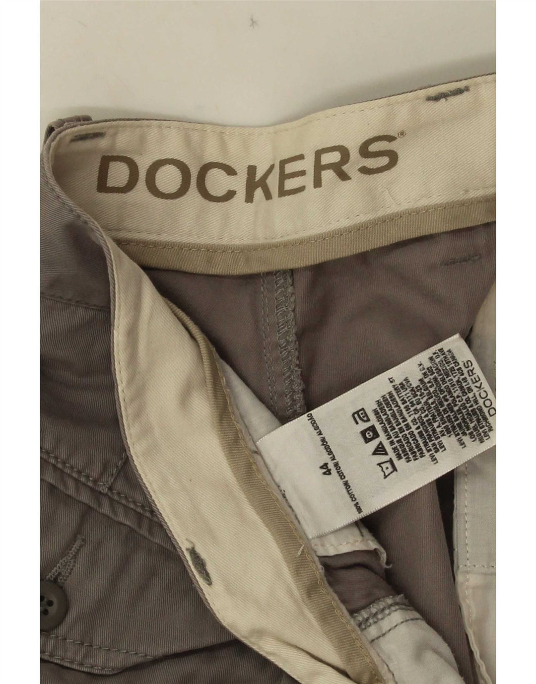 Pantaloncini cargo da uomo Dockers W44 2XL Cotone grigio