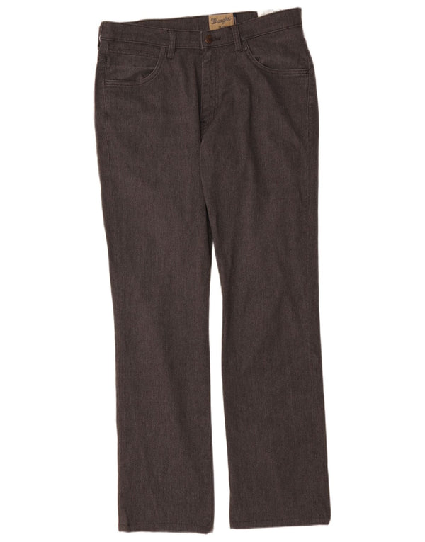 Wrangler Jeans dritti elasticizzati Arizona da uomo W34 L34 Cotone grigio