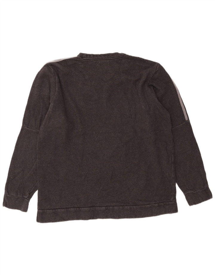 Felpa ADIDAS da uomo maglione XL in cotone grigio