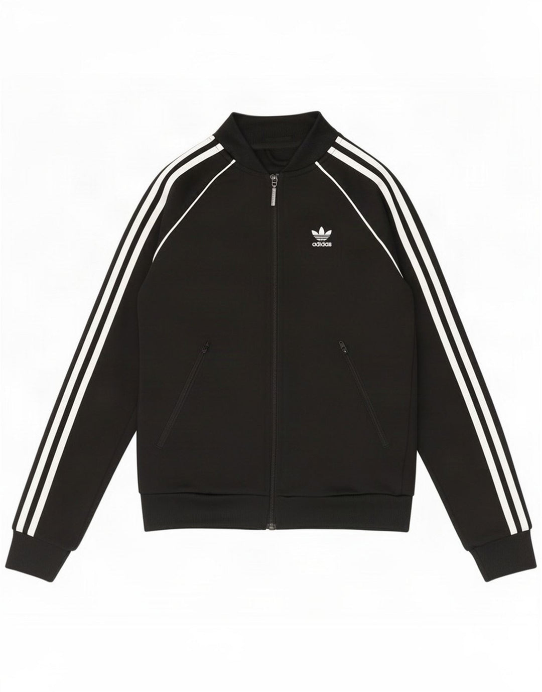 Adidas Giacca da tuta da donna UK 4 XS Nero Poliestere