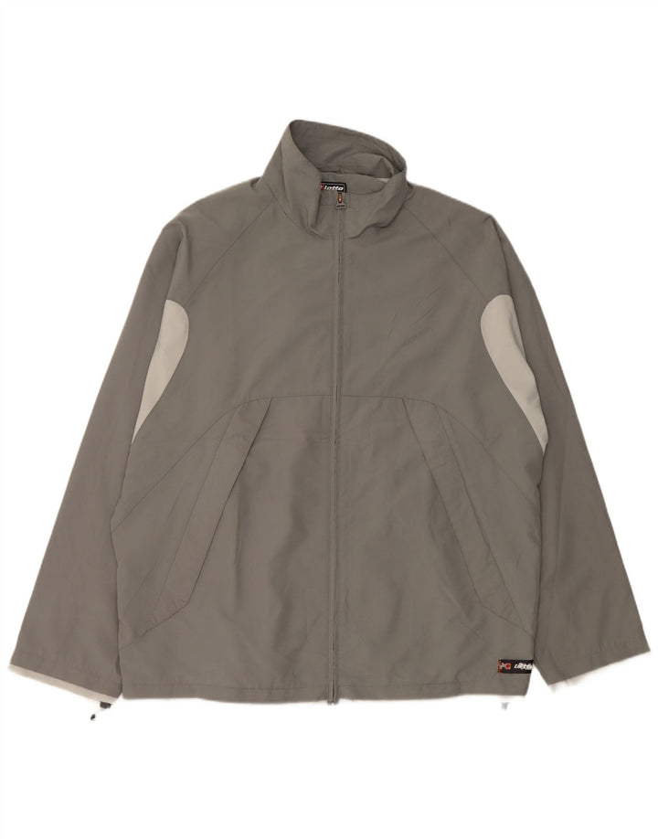 Giacca da tuta da uomo Lotto XL Poliestere color block grigio