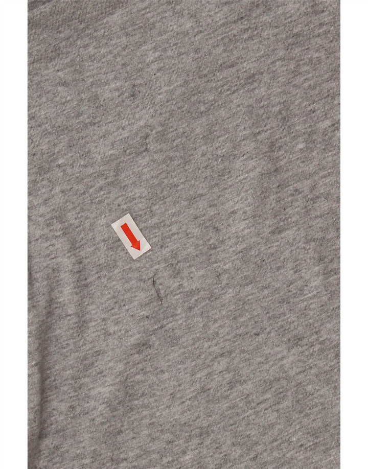T-shirt grafica da uomo Nike Top in cotone chiazzato grigio piccolo