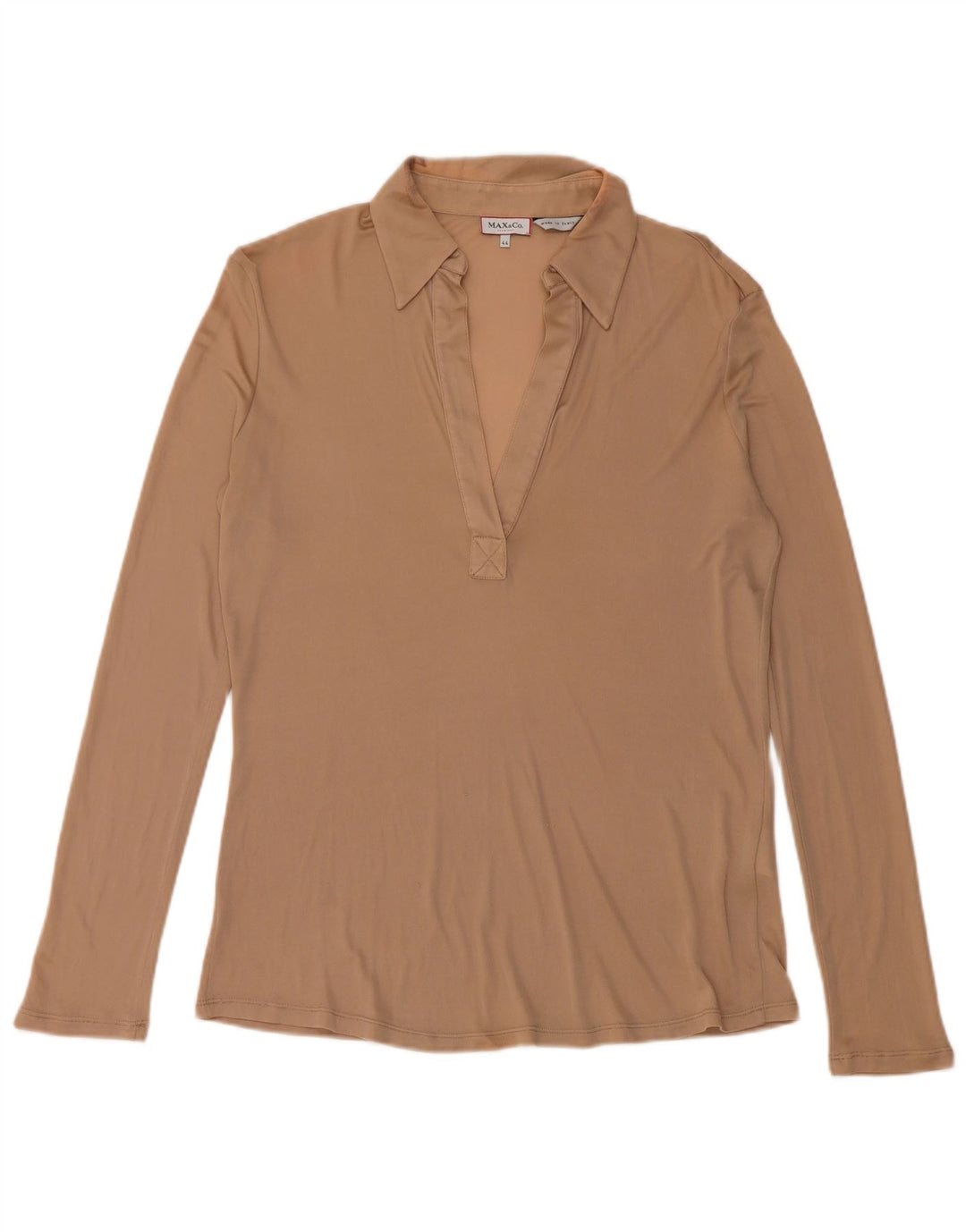 Polo a maniche lunghe da donna Max & Co. UK 12 Beige medio