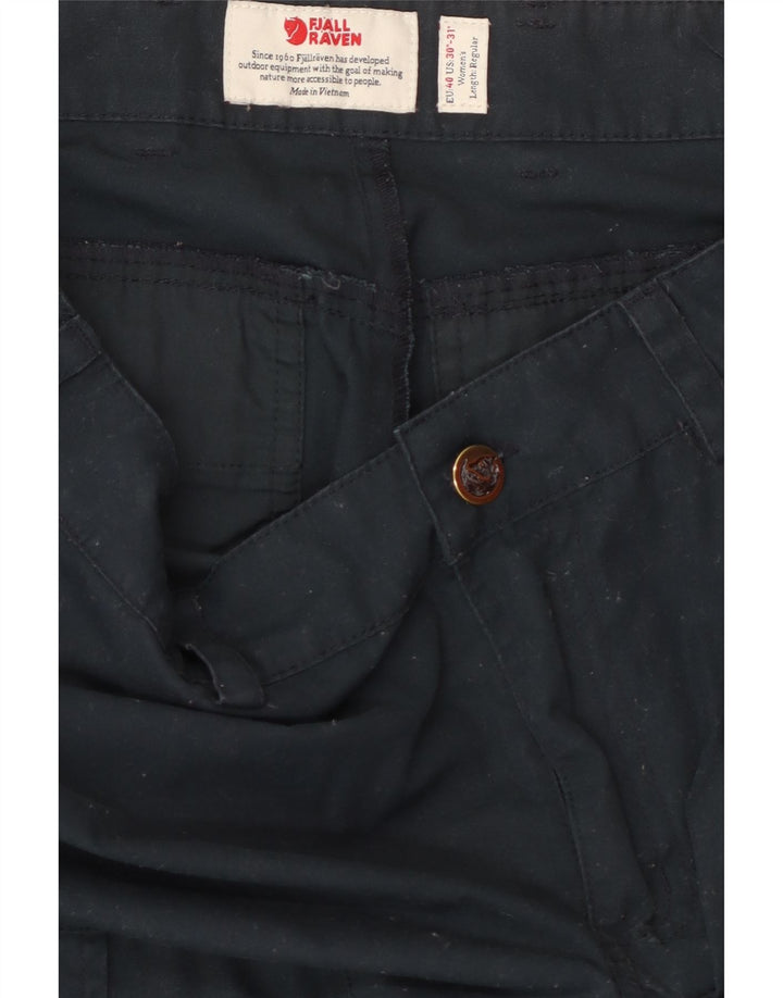 Pantaloni cargo da donna Fjall Raven EU 40 Medium W30 L29 Poliestere nero