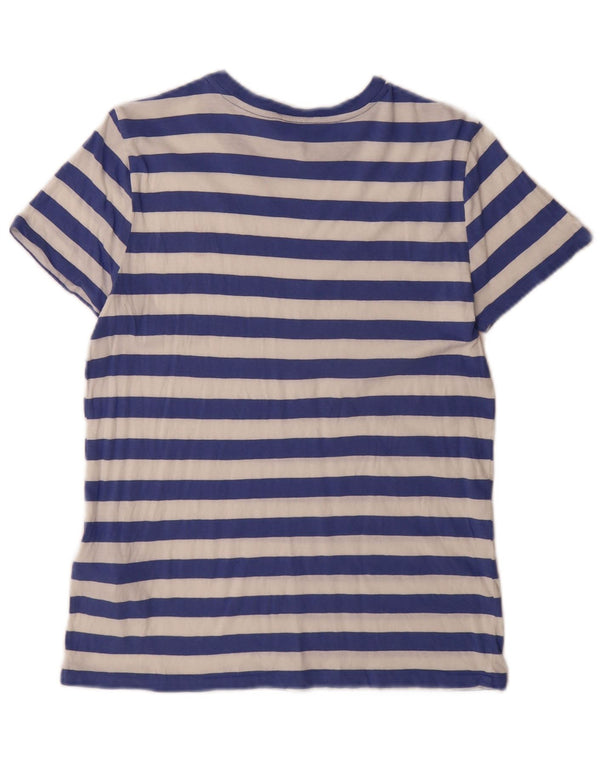 Polo Ralph Lauren T-shirt da uomo Top in cotone a righe piccole blu