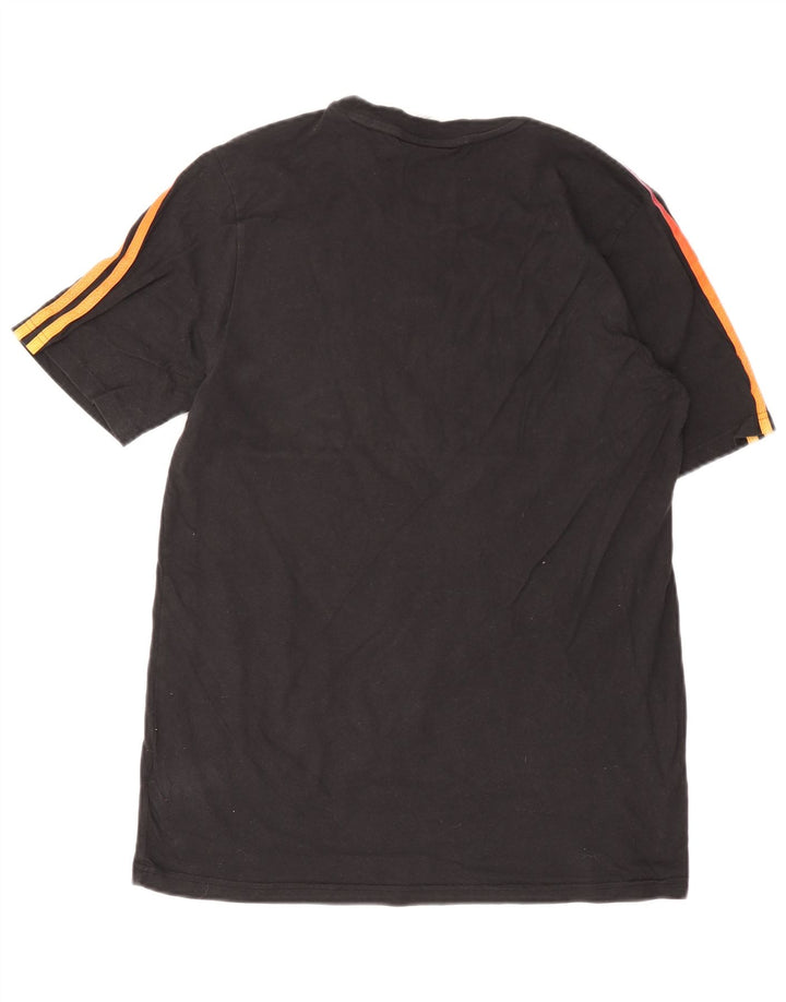 T-shirt Adidas da uomo Top Large in cotone nero