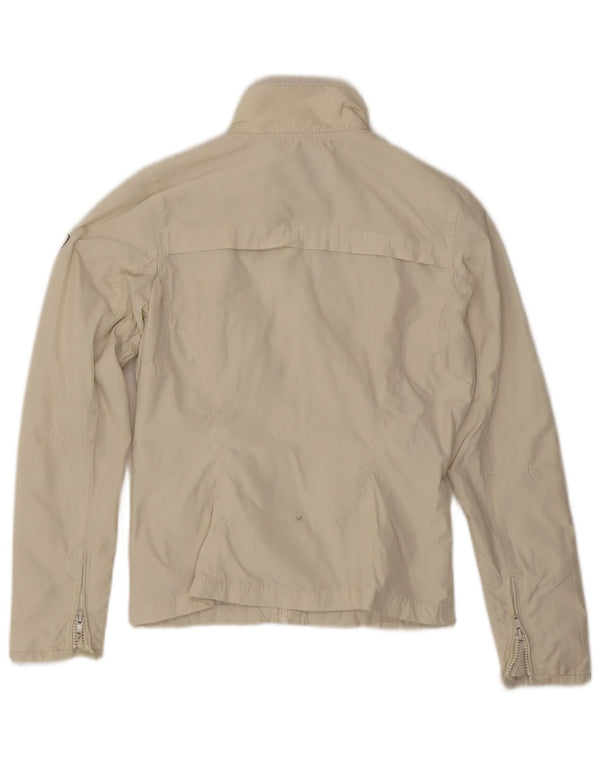 Bomb Boogie Bomber da donna UK 12 Medio Poliestere bianco sporco