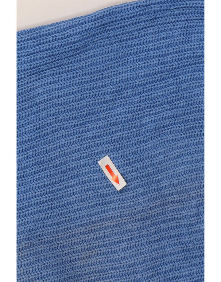 Maglione maglione girocollo oversize da donna KAPPA UK 18 XL cotone blu