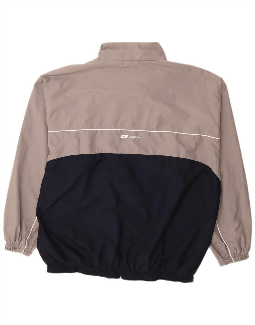 Giacca da tuta da uomo REEBOK 2XL Poliestere color block grigio