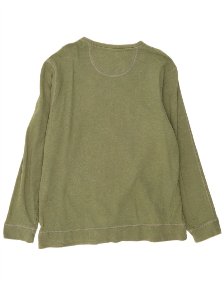 Felpa da uomo Marks & Spencer maglione XL cotone kaki
