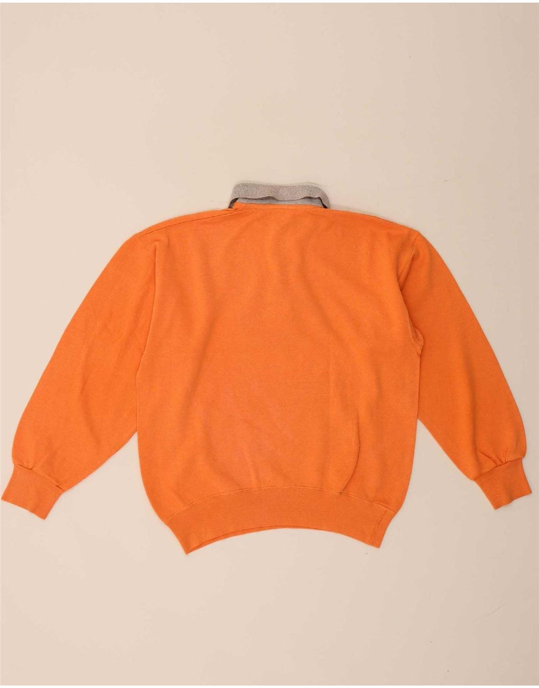 Felpa Champion da uomo con collo alto, maglione medio arancione
