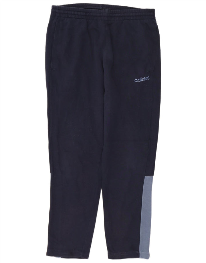 Pantaloni da tuta da uomo ADIDAS color block medio blu navy