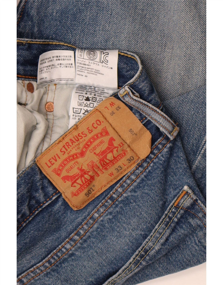 Levi's Uomo 501 Jeans dritti W33 L30 Cotone Blu