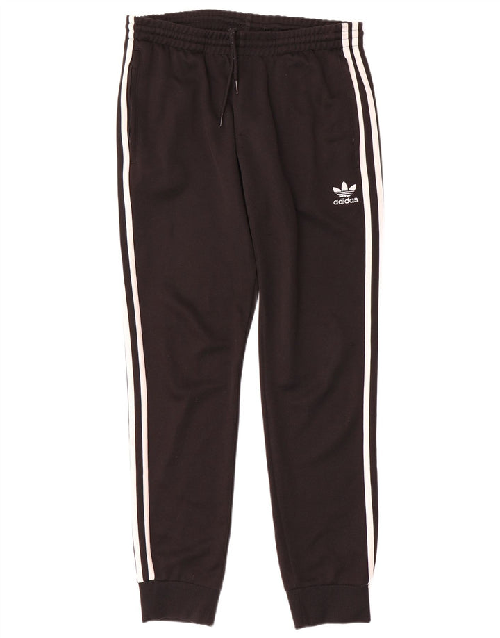Pantaloni da tuta da uomo Adidas Joggers medio poliestere nero