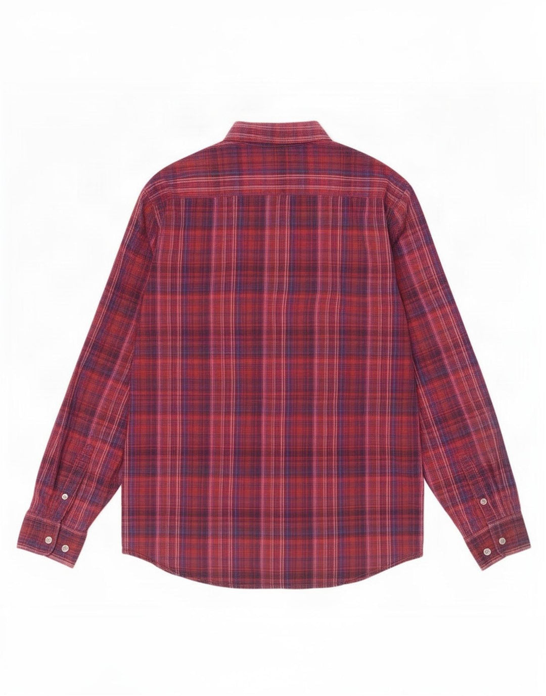 Camicia da uomo Dkny in cotone a quadri rossi grandi