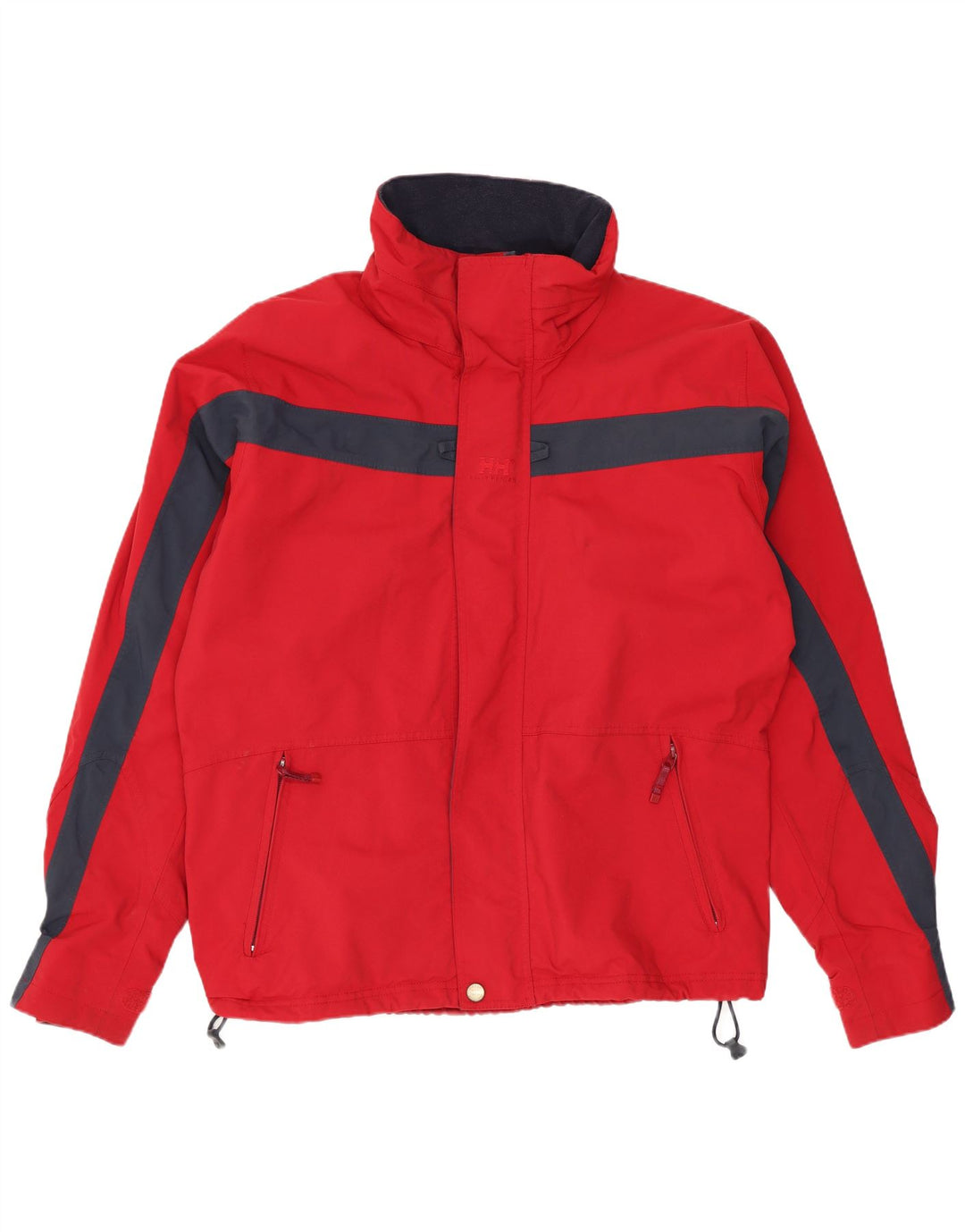 Giacca a vento da uomo HELLY HANSEN UK 38 Nylon color block rosso medio