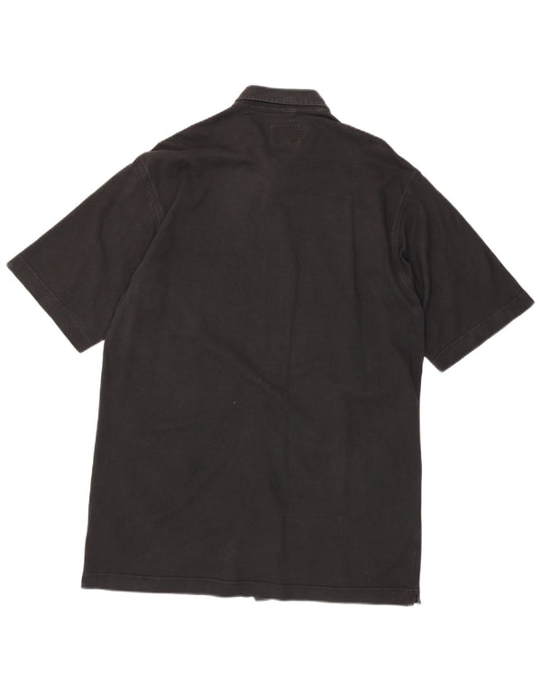 Camicia Kappa da uomo a maniche corte XL in cotone nero