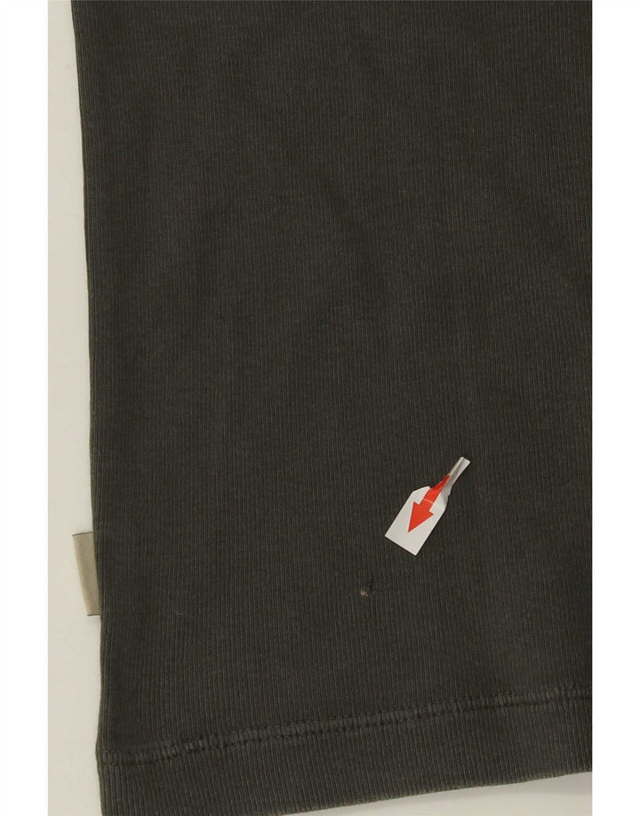 Calvin Klein Jeans Top da uomo a manica lunga piccolo in cotone grigio