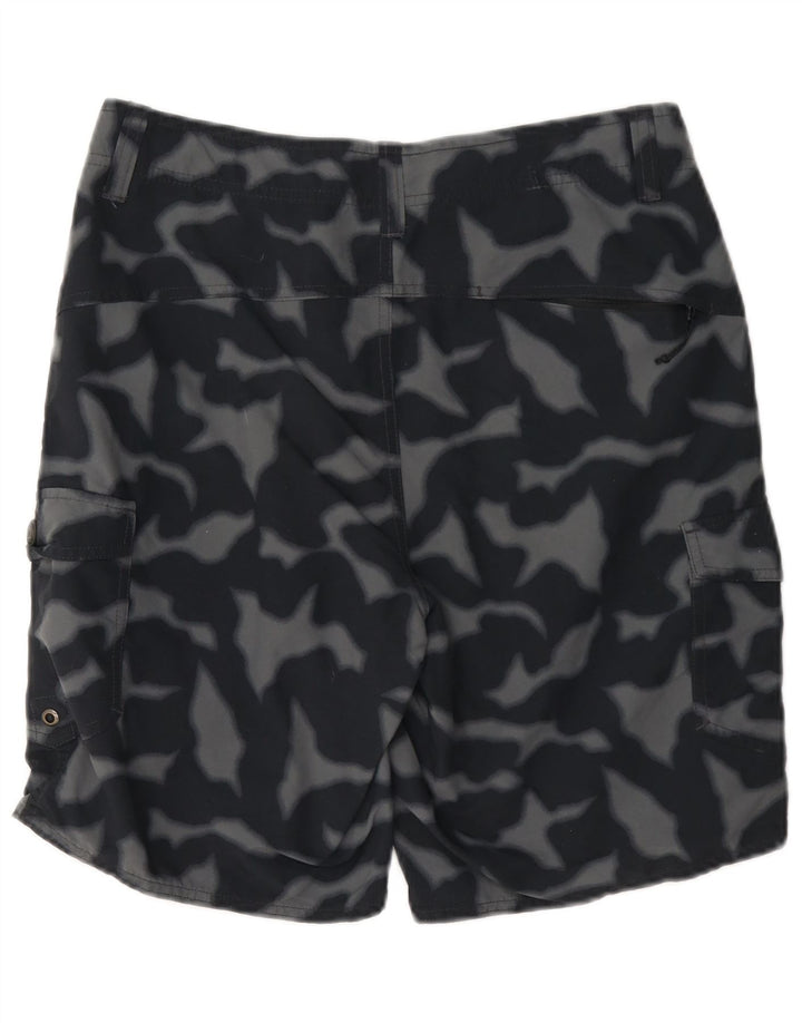 Pantaloncini cargo da uomo Patagonia W30 nylon mimetico nero medio