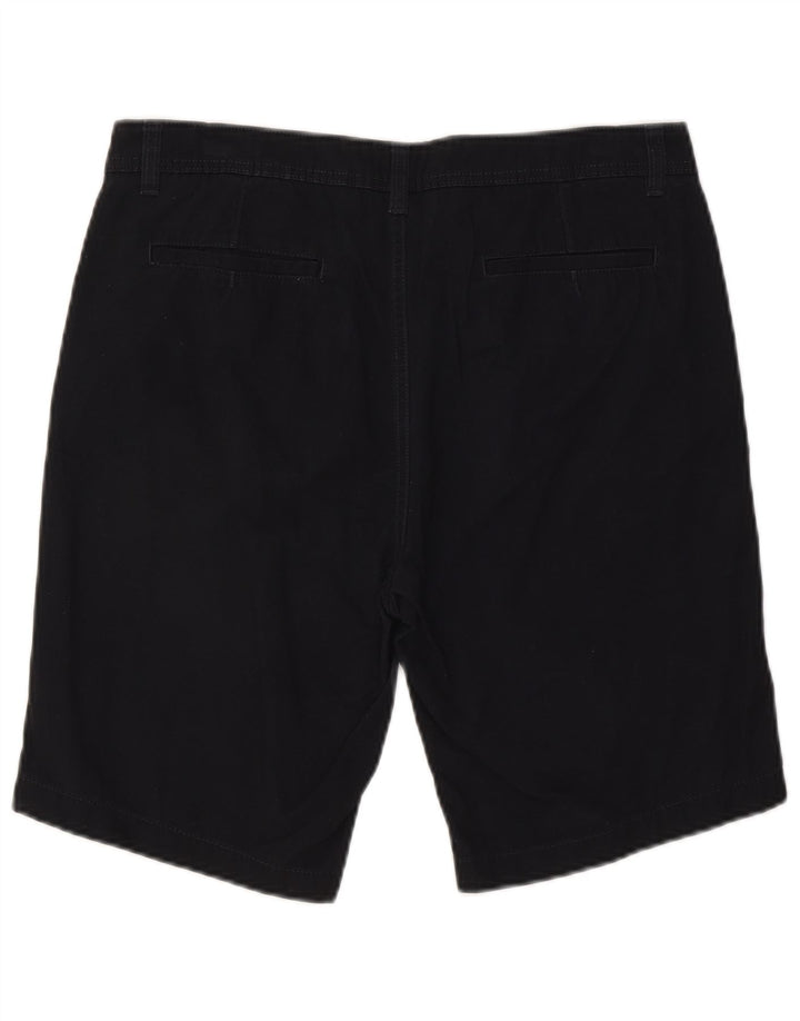 Bermuda da uomo di Dack IT 50 Large W34 in cotone blu navy