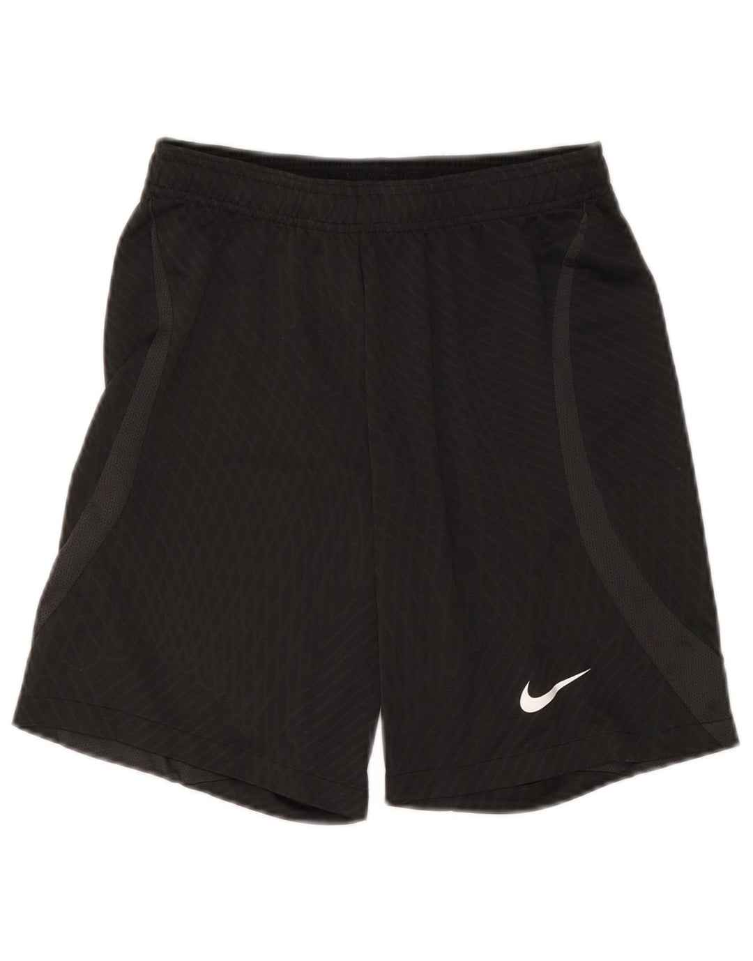Pantaloncini sportivi Nike Dri Fit Slim Fit da uomo piccoli in poliestere a quadri neri
