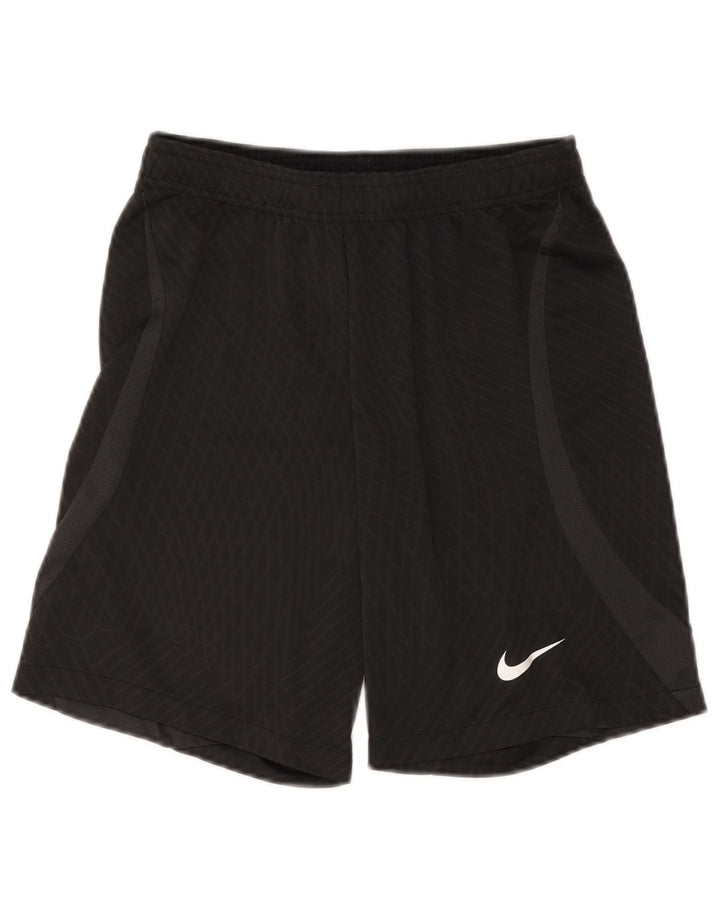 Pantaloncini sportivi Nike Dri Fit Slim Fit da uomo piccoli in poliestere a quadri neri