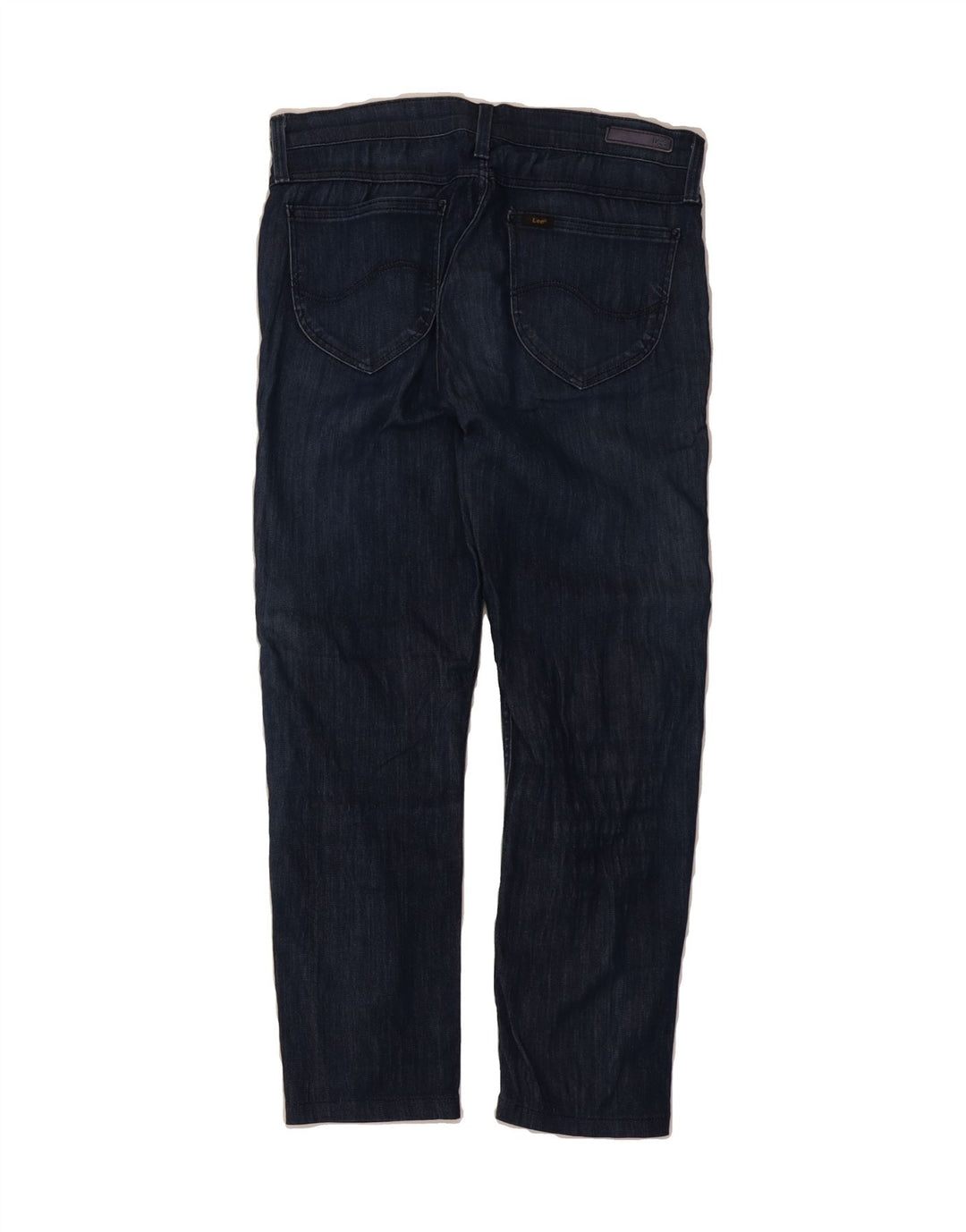 LEE Mens Jade Cropped Slim Jeans W30 L25 Navy Blue Cotton Vintage Lee and Second-Hand Lee from Messina Hembry 