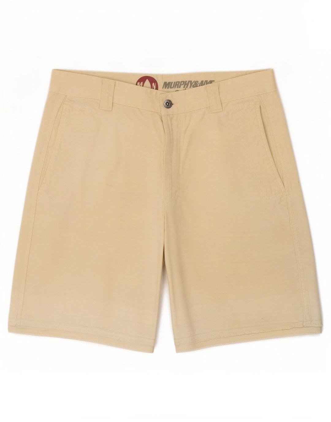 Pantaloncini chino da uomo Murphy & Nye medi W33 in cotone beige