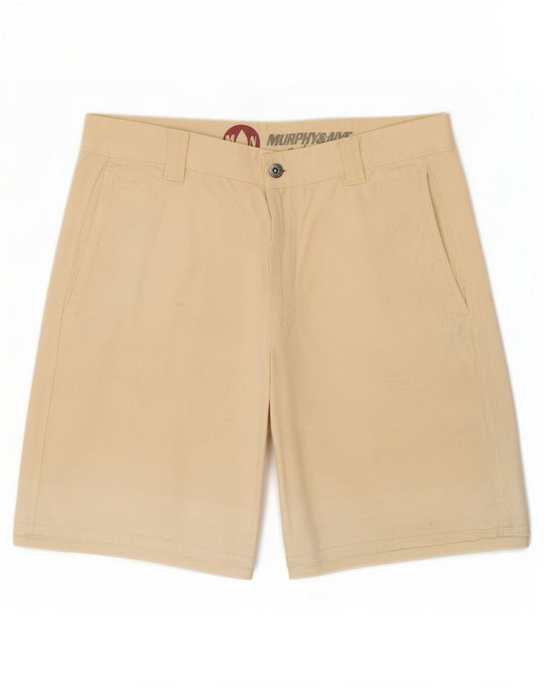 Pantaloncini chino da uomo Murphy & Nye medi W33 in cotone beige