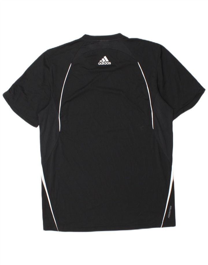 T-shirt grafica Adidas Clima 365 da uomo, media, in poliestere nero