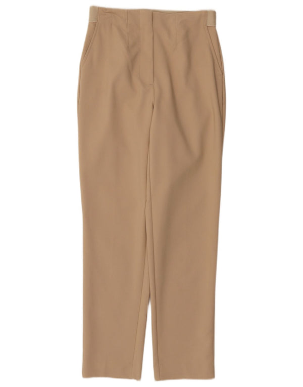 Pantaloni casual affusolati da donna Marks & Spencer UK 8 piccoli W28 L27 Beige