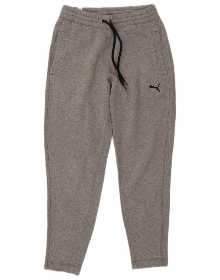 Pantaloni da tuta da uomo PUMA piccoli in cotone grigio