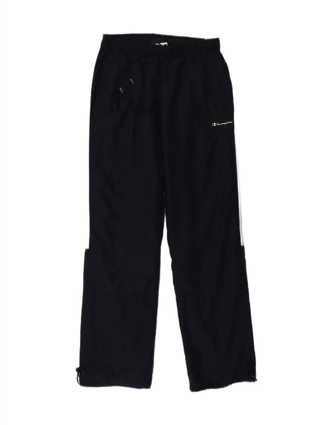 CHAMPION Mens Tracksuit Trousers Medium  Navy Blue Colourblock Vintage Champion and Second-Hand Champion from Messina Hembry 