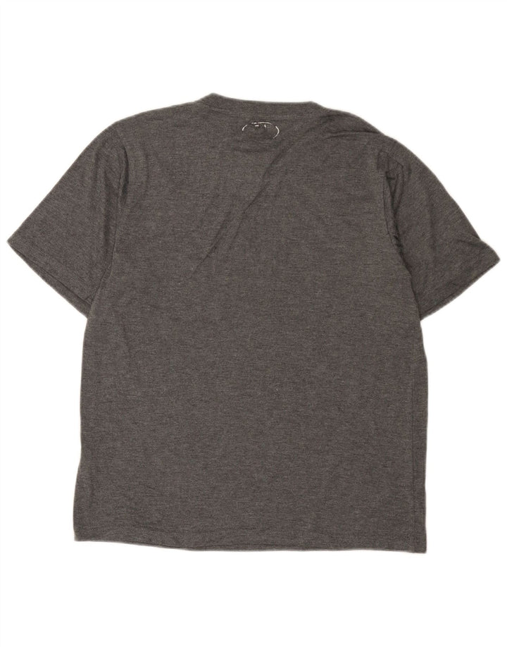 T-shirt da uomo Under Armour Top grigio medio in poliestere