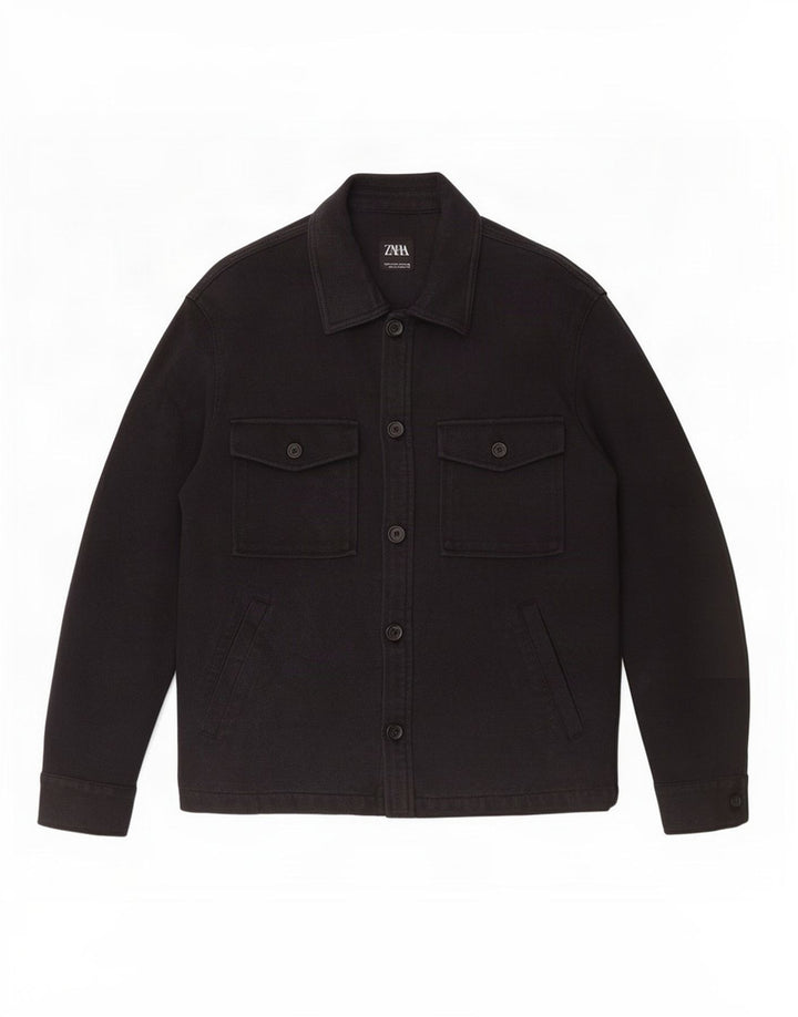 Giacca utility da uomo Zara UK 38 blu navy medio